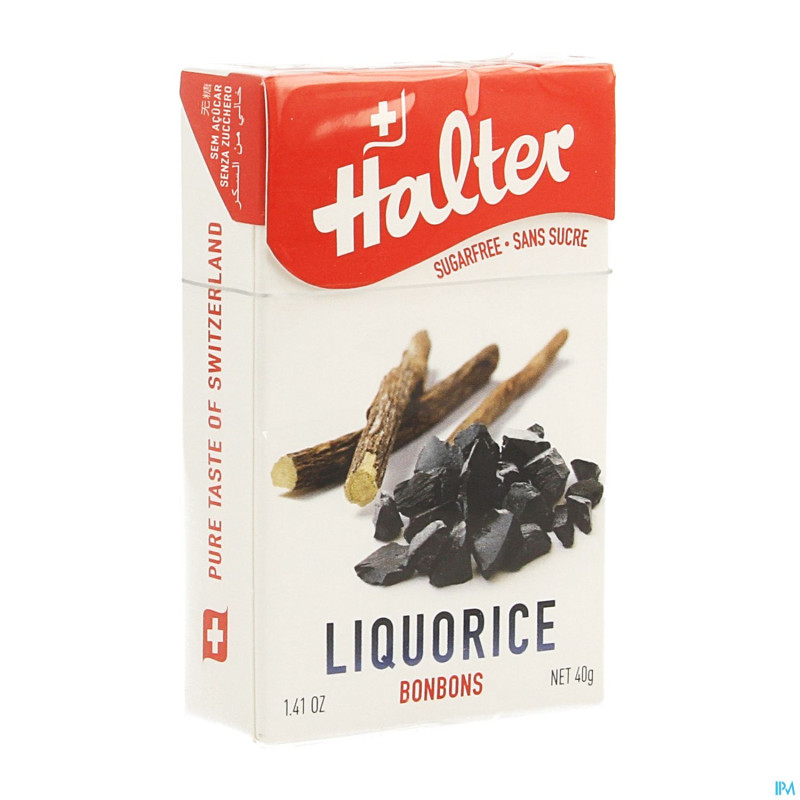 Halter bonbon reglisse ss    40g