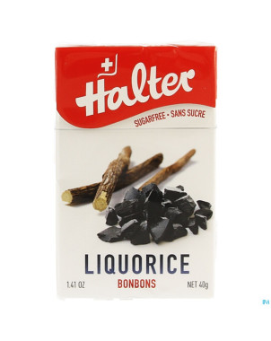 Halter bonbon reglisse ss    40g