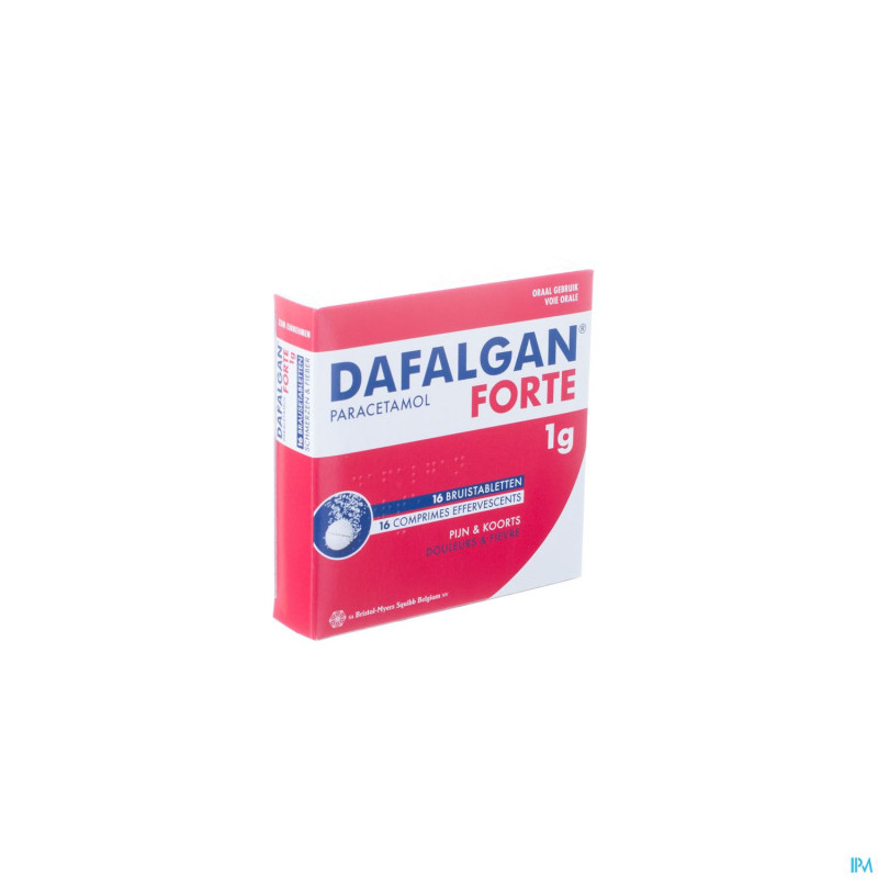 Dafalgan forte 1g agrume comp efferv. 16