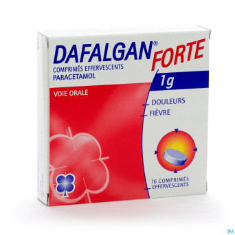 Dafalgan forte 1g agrume comp efferv. 16