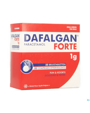 Dafalgan forte 1g agrume comp efferv 32