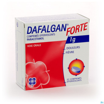 Dafalgan forte 1g agrume comp efferv 32