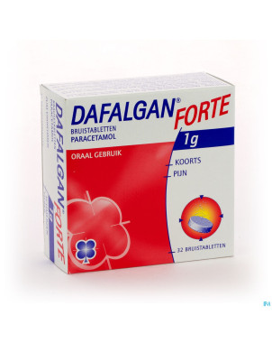 Dafalgan forte 1g agrume comp efferv 32