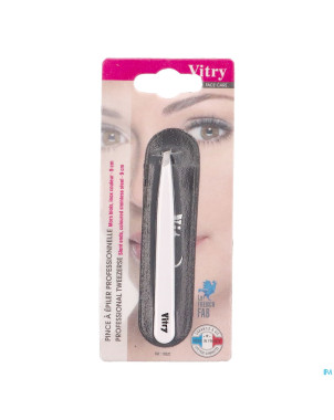 Vitry classic pince epiler prof biais bleue  1022c
