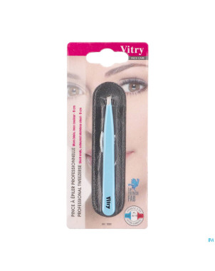 Vitry classic pince epiler prof biais bleue  1022c