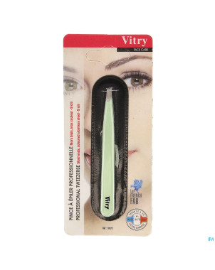 Vitry classic pince epiler prof biais bleue  1022c