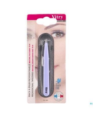 Vitry classic pince epiler prof biais bleue  1022c