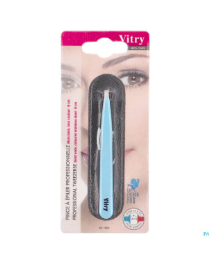Vitry classic pince epiler prof biais bleue  1022c