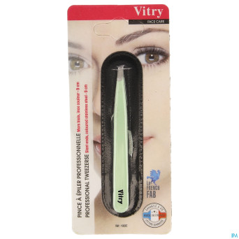 Vitry classic pince epiler prof biais bleue  1022c