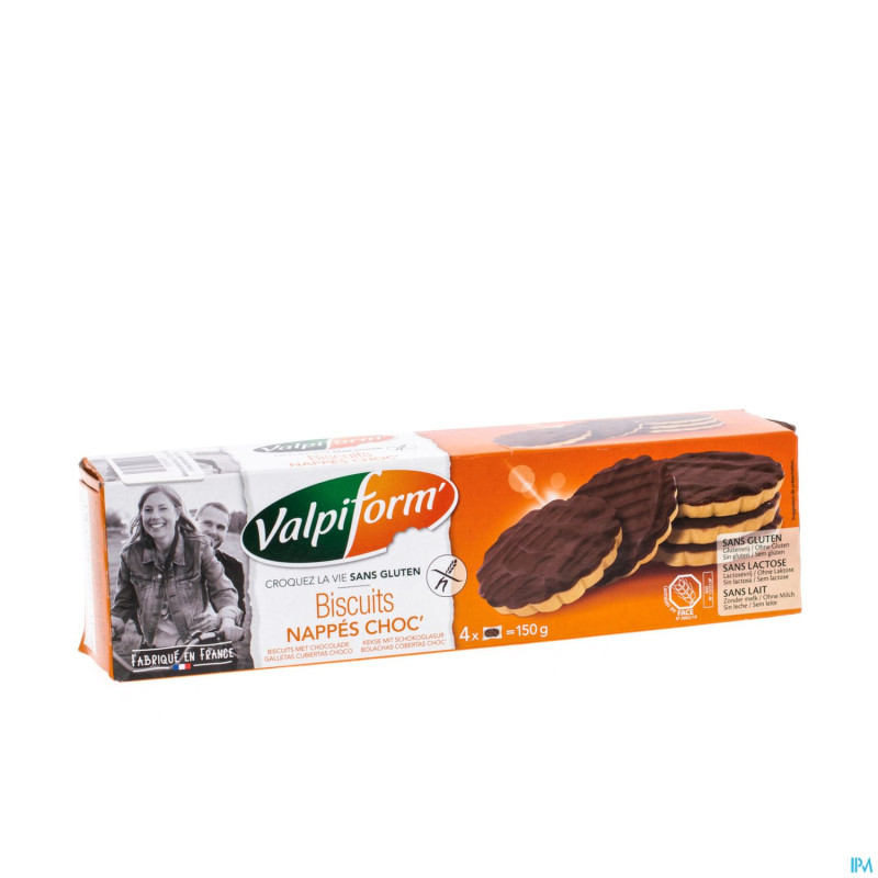 Valpi biscuit chocolat sans gluten    150g 4023