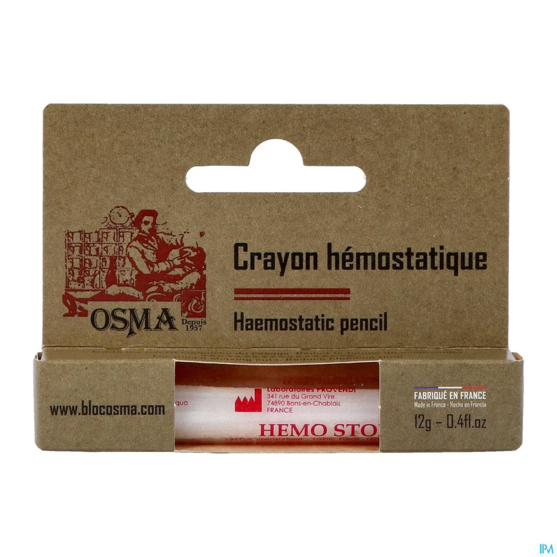 Pharmex hemo-stop crayon hemostatique 12g