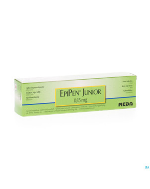 Epipen 0,15 mg cartouche 0,3 ml sol inj 0,5 mg/ml