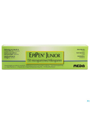 Epipen 0,15 mg cartouche 0,3 ml sol inj 0,5 mg/ml