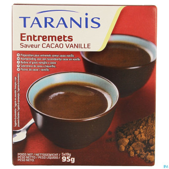 Taranis entremets vanille-choco 5x19g