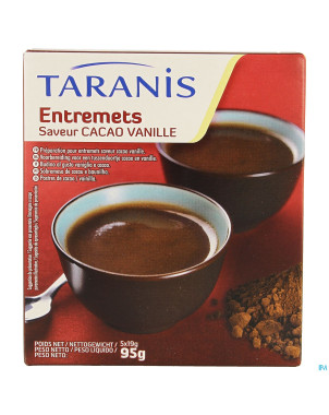 Taranis entremets vanille-choco 5x19g