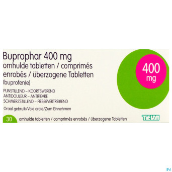 Buprophar 400 mg drag 30 x 400 mg