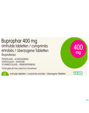 Buprophar 400 mg drag 30 x 400 mg