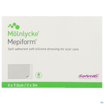 Mepiform pans adh a/cicat. ster  5x 7,5cm 5 293200