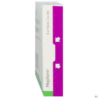 Mepiform pans adh a/cicat. ster  5x 7,5cm 5 293200
