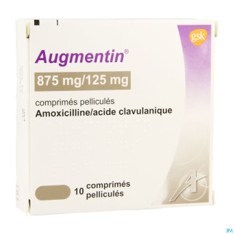 Augmentin 875 mg comp 10x875mg