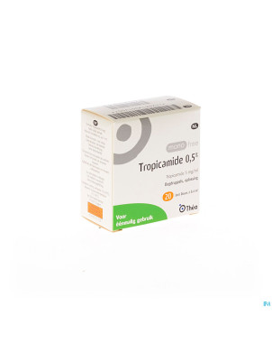 Monofree tropicamide 0,5% 20x0,4ml
