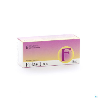 Folavit 0,4 mg tabl 90 x 0,4 mg cfr 3761517