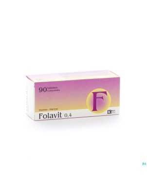Folavit 0,4 mg tabl 90 x 0,4 mg cfr 3761517
