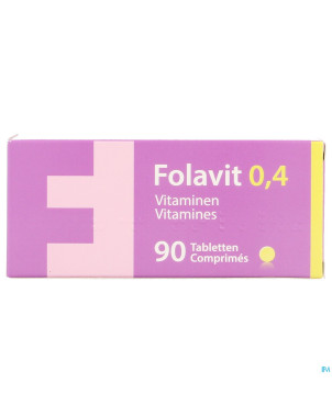 Folavit 0,4 mg tabl 90 x 0,4 mg cfr 3761517