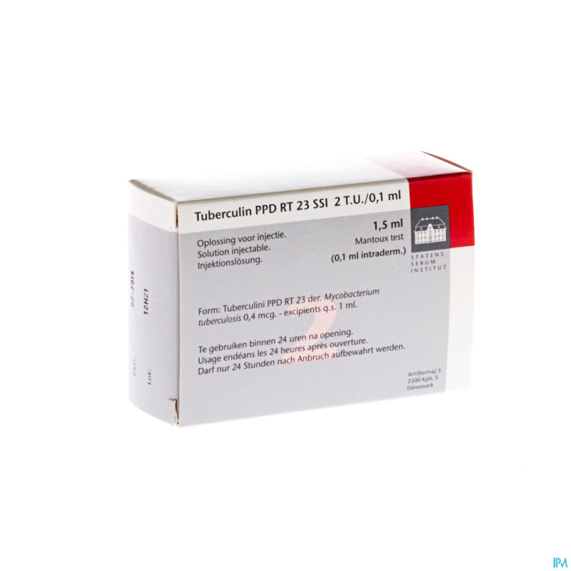 Tuberculine ppd rt23 fio  2tu/0,1ml   1x1,5ml