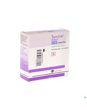 Seretide diskus dos 60 50mcg/100mcg