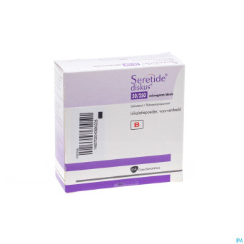 Seretide diskus dos 60 50mcg/250mcg