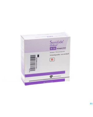 Seretide diskus dos 60 50mcg/250mcg