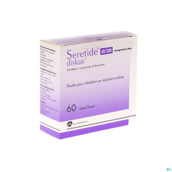Seretide diskus dos 60 50mcg/250mcg