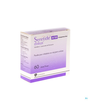 Seretide diskus dos 60 50mcg/250mcg