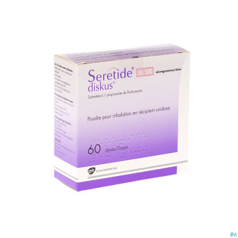 Seretide diskus dos 60 50mcg/500mcg