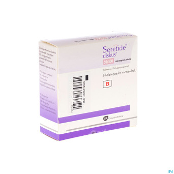 Seretide diskus dos 60 50mcg/500mcg