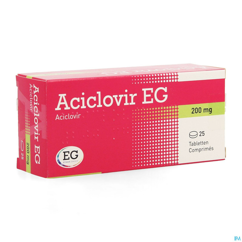 Aciclovir eg 200    comp 25x200mg