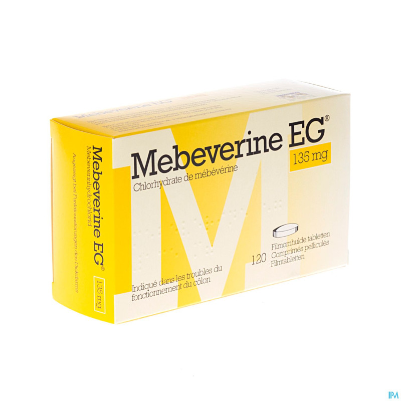 Mebeverine eg 135 mg comp pell 120 x 135 mg