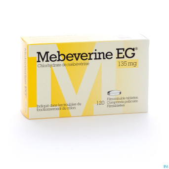 Mebeverine eg 135 mg comp pell 120 x 135 mg