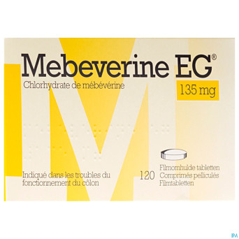 Mebeverine eg 135 mg comp pell 120 x 135 mg