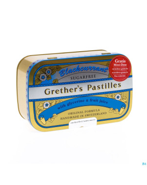 Grether's pastilles blackcurrant ss past 440g