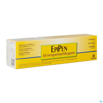 Epipen 0,30 mg cartouche 0,3 ml sol inj 1 mg/ml