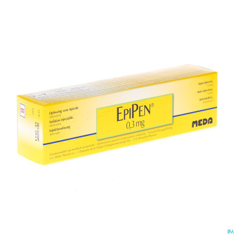Epipen 0,30 mg cartouche 0,3 ml sol inj 1 mg/ml