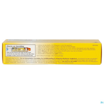 Epipen 0,30 mg cartouche 0,3 ml sol inj 1 mg/ml