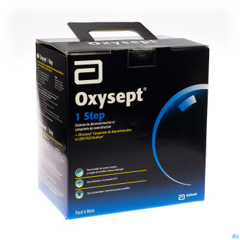 Oxysept 1 step 6m 6x300ml+180 comp+2x120ml+25ultr.