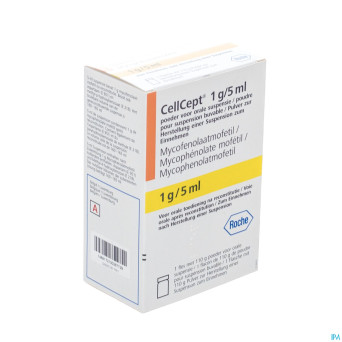 Cellcept 1g/5ml pulv pr susp or