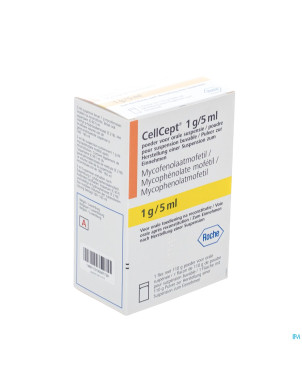 Cellcept 1g/5ml pulv pr susp or