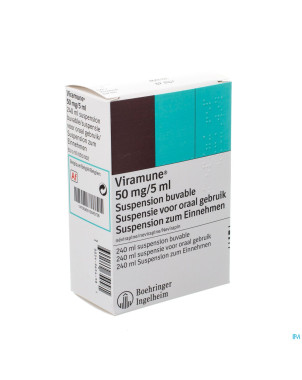 Viramune susp buv 240ml 50mg/5ml