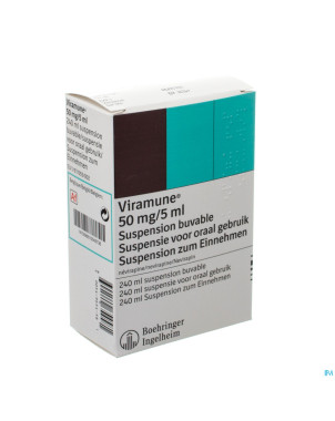 Viramune susp buv 240ml 50mg/5ml