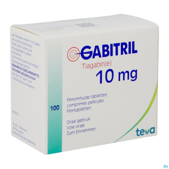 Gabitril comp pell 100 x 10 mg